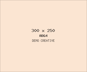Demo creative for ADG4 Sidebar upper (300x250)